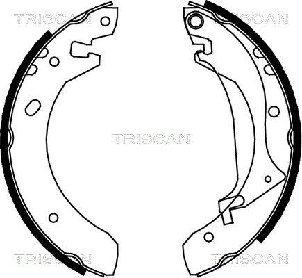 TRISCAN Piduriklotside komplekt 8100 17634