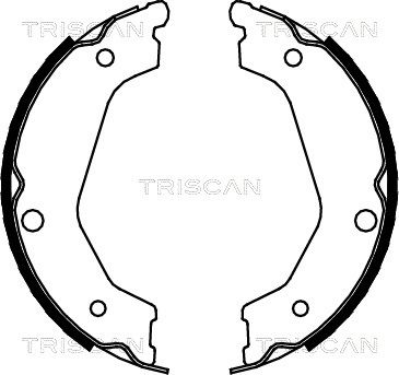 TRISCAN Piduriklotside komplekt,seisupidur 8100 18004