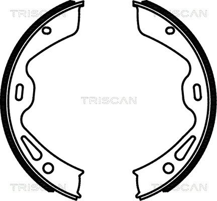 TRISCAN Piduriklotside komplekt,seisupidur 8100 20004