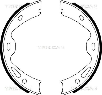 TRISCAN Piduriklotside komplekt,seisupidur 8100 20005