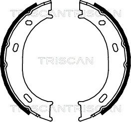 TRISCAN Piduriklotside komplekt,seisupidur 8100 23024