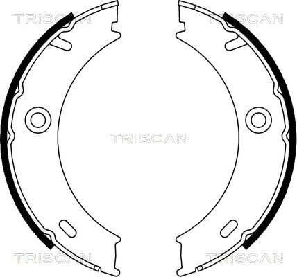TRISCAN Piduriklotside komplekt,seisupidur 8100 23025