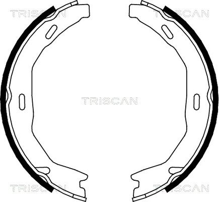 TRISCAN Piduriklotside komplekt,seisupidur 8100 23029