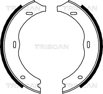 TRISCAN Piduriklotside komplekt,seisupidur 8100 23030