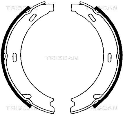 TRISCAN Piduriklotside komplekt,seisupidur 8100 23552