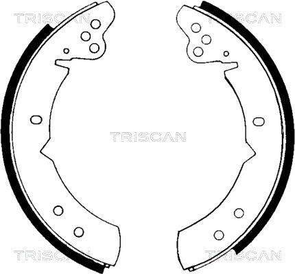 TRISCAN Piduriklotside komplekt 8100 27244