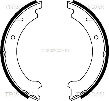 TRISCAN Piduriklotside komplekt,seisupidur 8100 27506