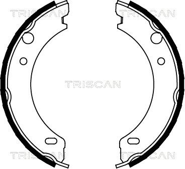 TRISCAN Piduriklotside komplekt,seisupidur 8100 27538