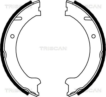 TRISCAN Piduriklotside komplekt,seisupidur 8100 27562