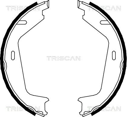 TRISCAN Piduriklotside komplekt,seisupidur 8100 27578