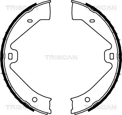 TRISCAN Piduriklotside komplekt,seisupidur 8100 29002