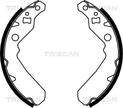 TRISCAN Комплект тормозных колодок 8100 41615