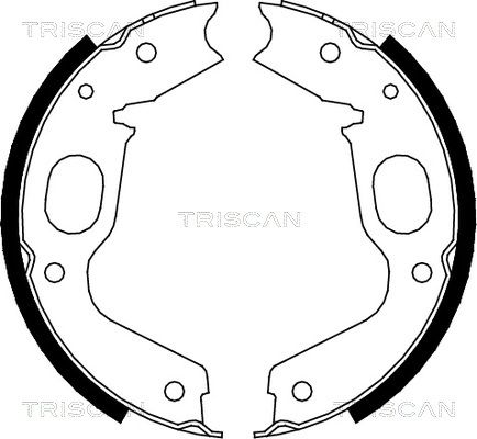 TRISCAN Piduriklotside komplekt,seisupidur 8100 42015