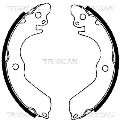 TRISCAN Комплект тормозных колодок 8100 42533