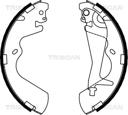 TRISCAN Комплект тормозных колодок 8100 43010