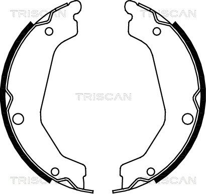 TRISCAN Piduriklotside komplekt,seisupidur 8100 43019
