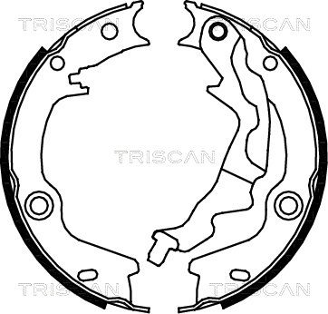 TRISCAN Piduriklotside komplekt,seisupidur 8100 43023