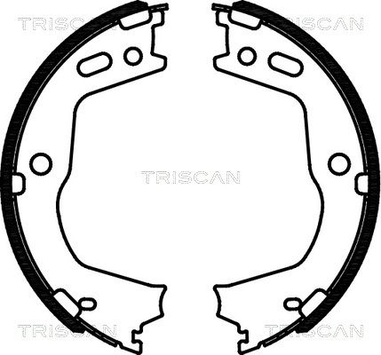 TRISCAN Piduriklotside komplekt,seisupidur 8100 43028