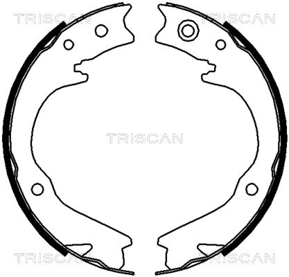 TRISCAN Piduriklotside komplekt,seisupidur 8100 68003