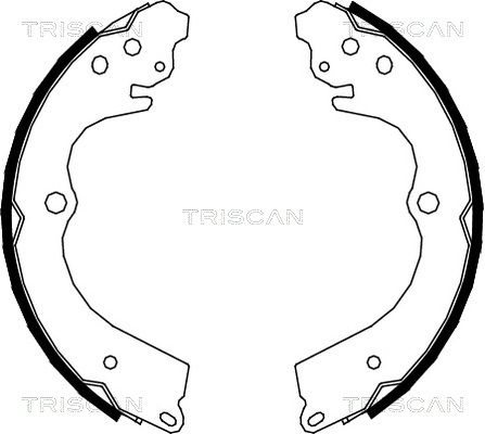 TRISCAN Piduriklotside komplekt,seisupidur 8100 68005