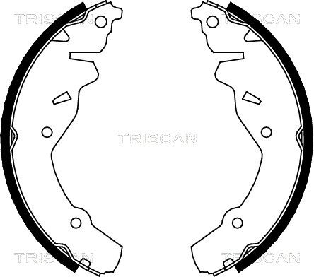 TRISCAN Комплект тормозных колодок 8100 80002