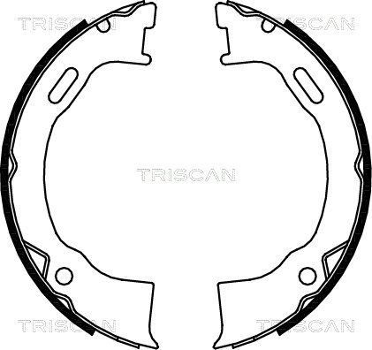 TRISCAN Piduriklotside komplekt,seisupidur 8100 80006