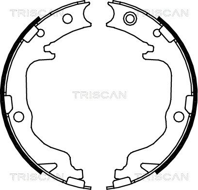 TRISCAN Piduriklotside komplekt,seisupidur 8100 80010