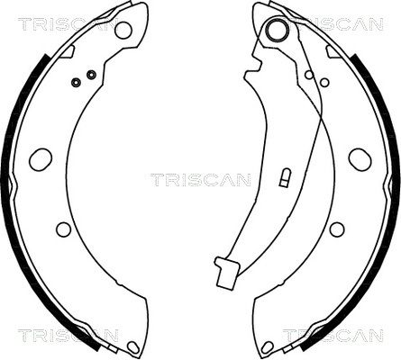 TRISCAN Комплект тормозных колодок 8100 80013