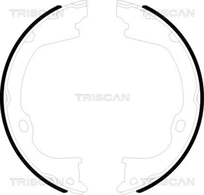 TRISCAN Piduriklotside komplekt,seisupidur 8100 80019