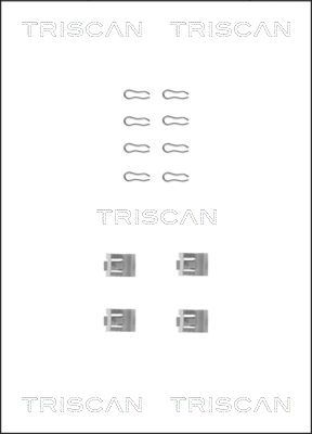 TRISCAN Lisakomplekt, ketaspiduriklotsid 8105 101507