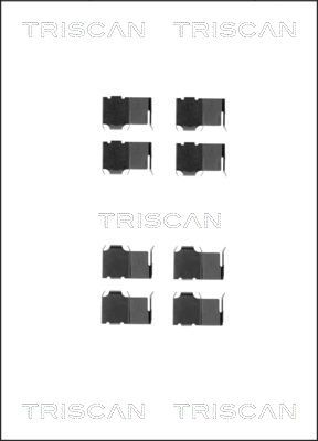 TRISCAN Lisakomplekt, ketaspiduriklotsid 8105 101522