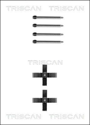 TRISCAN Lisakomplekt, ketaspiduriklotsid 8105 101590