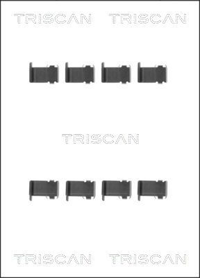 TRISCAN Lisakomplekt, ketaspiduriklotsid 8105 101597