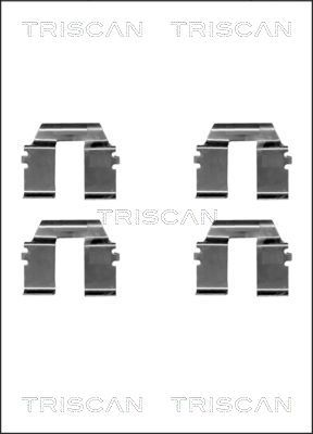 TRISCAN Комплектующие, колодки дискового тормоза 8105 101615