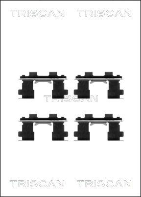 TRISCAN Lisakomplekt, ketaspiduriklotsid 8105 101620