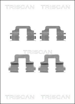 TRISCAN Lisakomplekt, ketaspiduriklotsid 8105 101652
