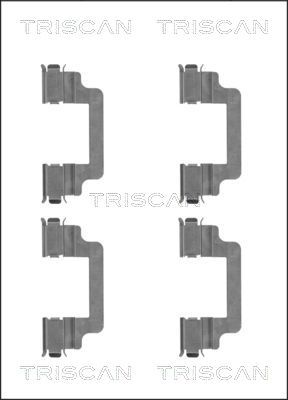 TRISCAN Комплектующие, колодки дискового тормоза 8105 101659