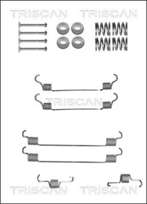 TRISCAN Lisakomplekt, Piduriklotsid 8105 102597