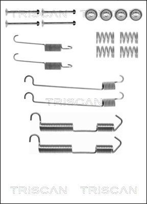 TRISCAN Lisakomplekt, Piduriklotsid 8105 112514