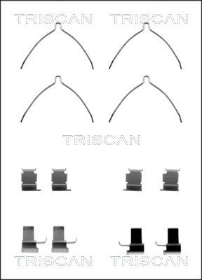 TRISCAN Комплектующие, колодки дискового тормоза 8105 131629