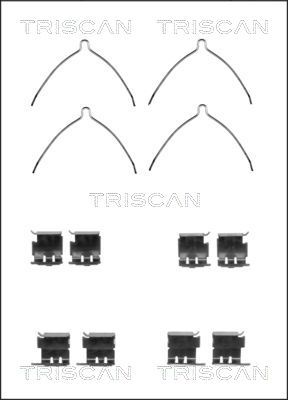 TRISCAN Комплектующие, колодки дискового тормоза 8105 131630