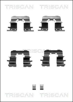 TRISCAN Комплектующие, колодки дискового тормоза 8105 131631