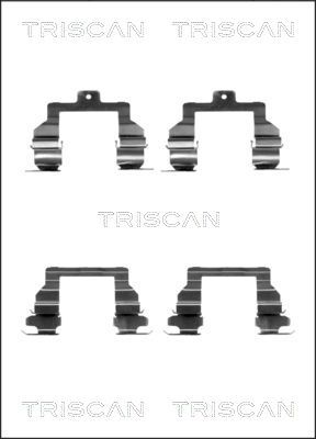 TRISCAN Комплектующие, колодки дискового тормоза 8105 131632