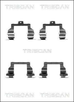 TRISCAN Lisakomplekt, ketaspiduriklotsid 8105 131632