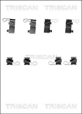 TRISCAN Комплектующие, колодки дискового тормоза 8105 131639
