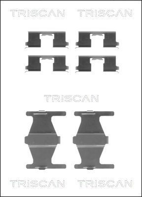 TRISCAN Комплектующие, колодки дискового тормоза 8105 141589