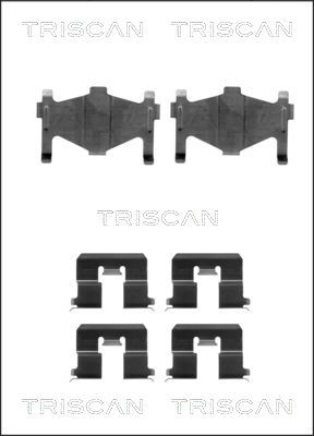 TRISCAN Комплектующие, колодки дискового тормоза 8105 141591