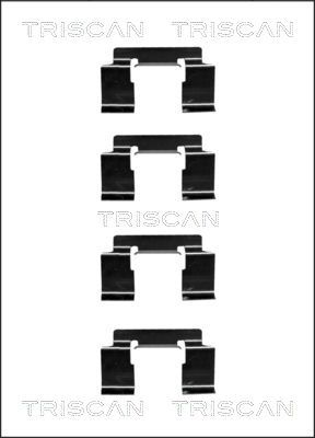 TRISCAN Комплектующие, колодки дискового тормоза 8105 141593