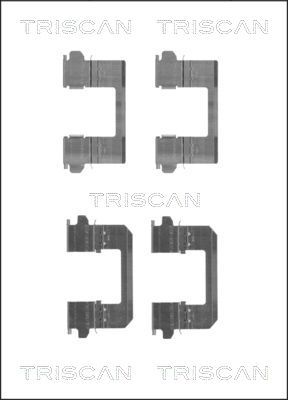 TRISCAN Комплектующие, колодки дискового тормоза 8105 141601