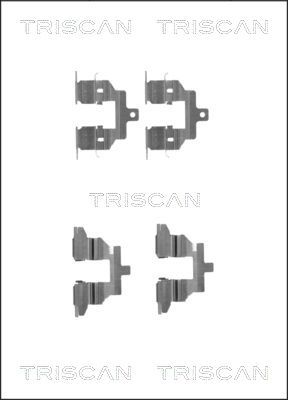 TRISCAN Lisakomplekt, ketaspiduriklotsid 8105 141602